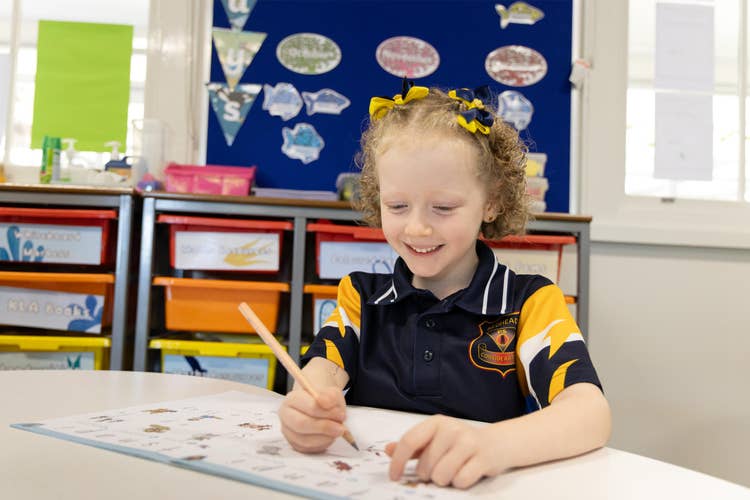 Student writing