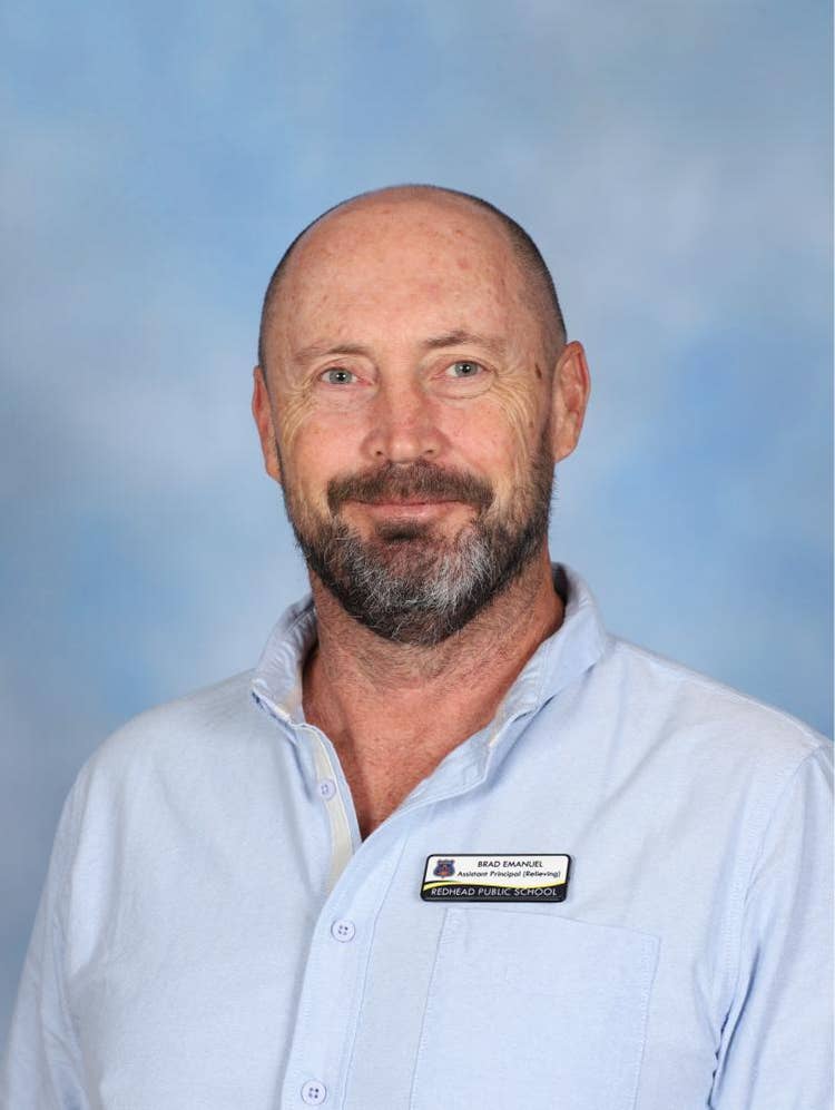 Relieving Assistant Principal Brad Emanuel